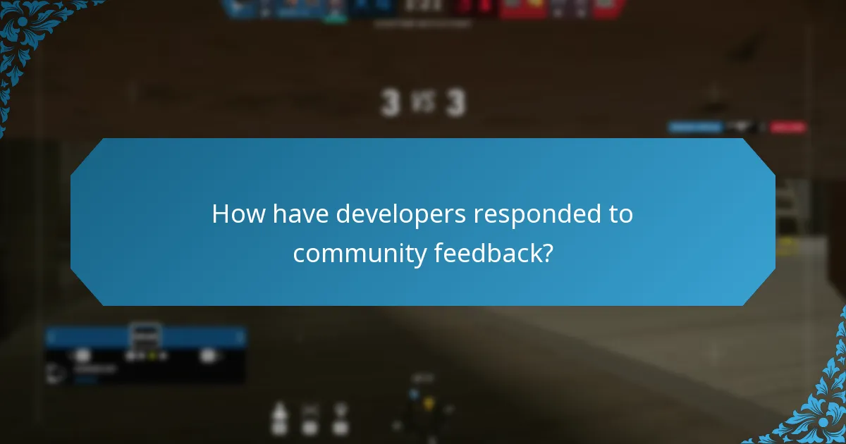 How have developers responded to community feedback?